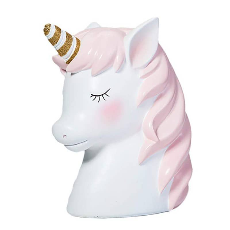 Tirelire Licorne Blanche